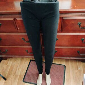 Black Cotton Spandex Leggings